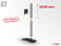 Flat panel floor stand, Quick Release, height 2024 mm, Max. 90"
