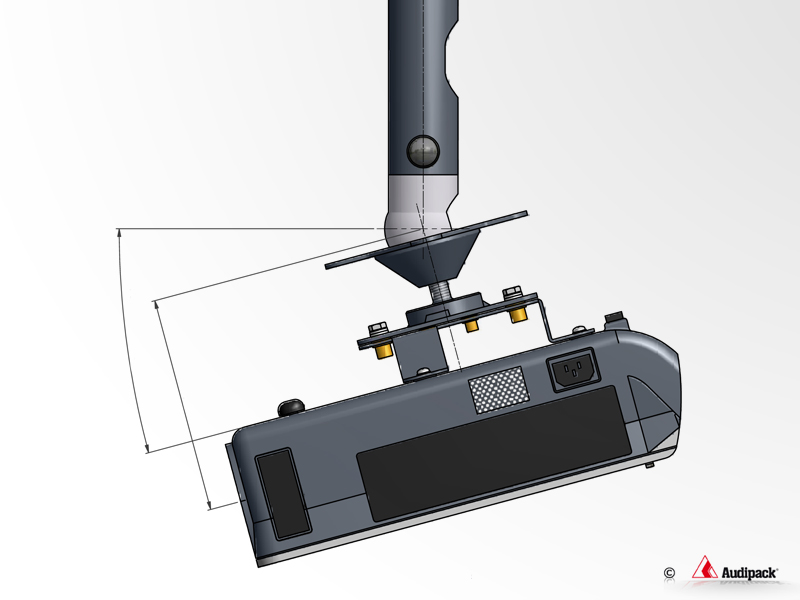 Projector Ceiling Mount Quick Release Short Audipack It S